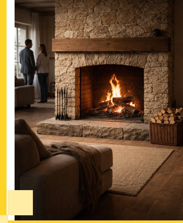 Открытые камины под ключ в Пскове от 152250 р. ЭриданПск