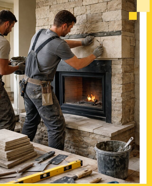 Проектирование и установка открытых каминов в Пскове