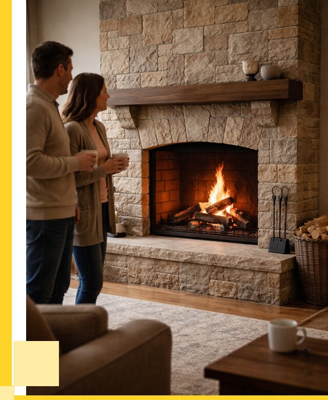 Каменные камины на заказ в Пскове от 182700 р. | ЭриданПск