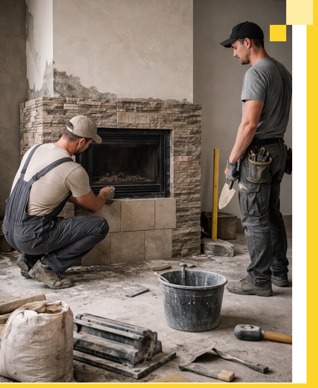 Камины под ключ в Пскове: проект, изготовление и монтаж