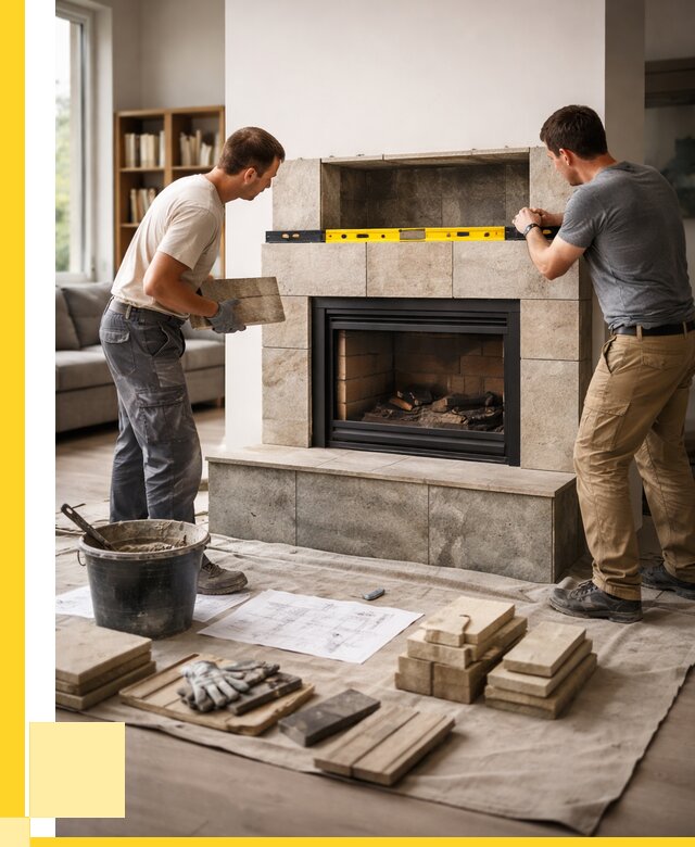 Монтаж каминов и установка в Пскове от 45675 р. | ЭриданПск