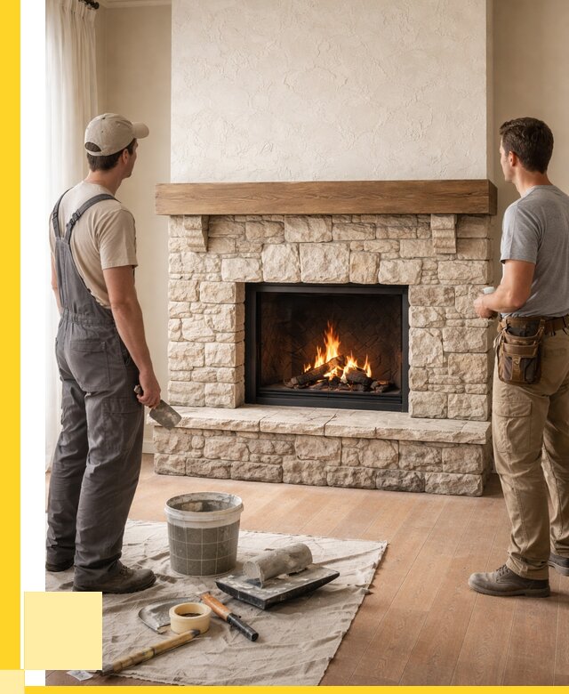 Отделка каминов в Пскове от 6598 р. под ключ | ЭриданПск