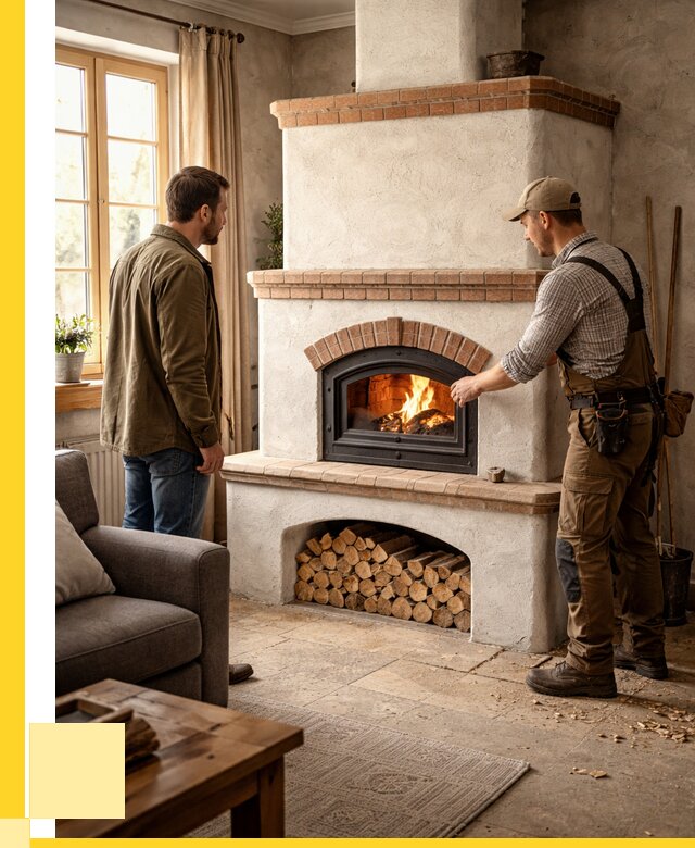 Печи камины в Пскове: кирпичные, изразцовые от 60900 р. | ЭриданПск