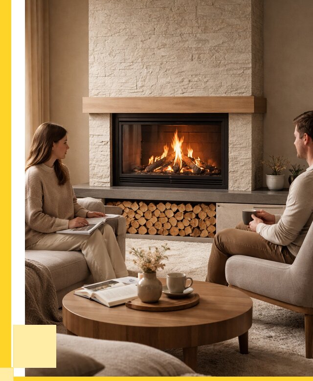 Камины со стеклом в Пскове от 182700 р. | ЭриданПск — топки 3 стекла