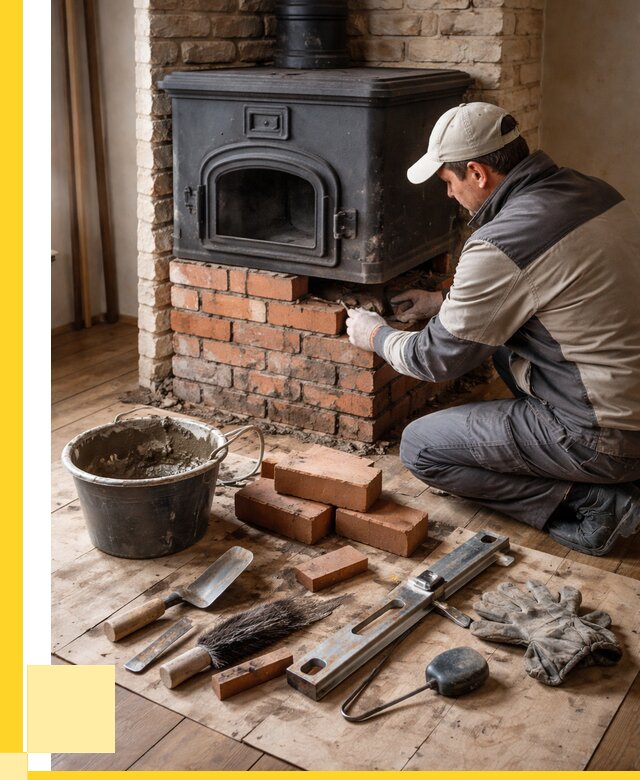 Ремонт печей в Пскове от 12180 р., услуги печника ЭриданПск