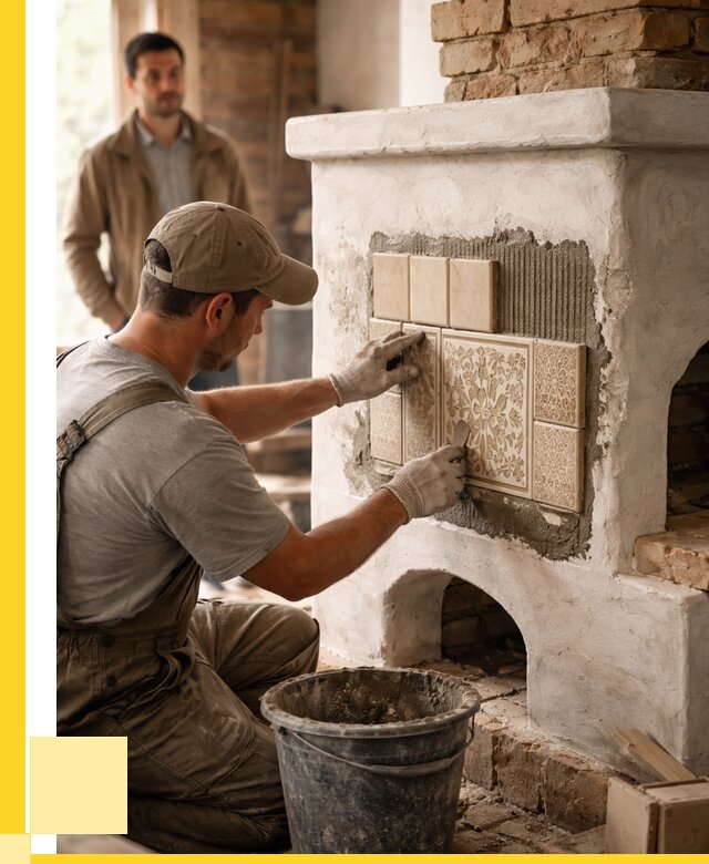 Отделка печей и банных печей в Пскове от 35525 р. | ЭриданПск