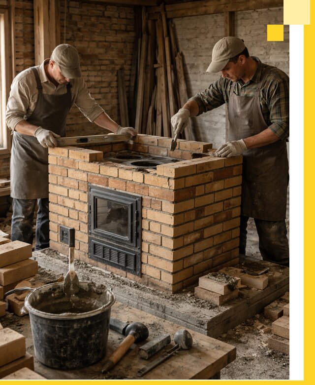 Изготовление и установка варочных печей под ключ в Пскове