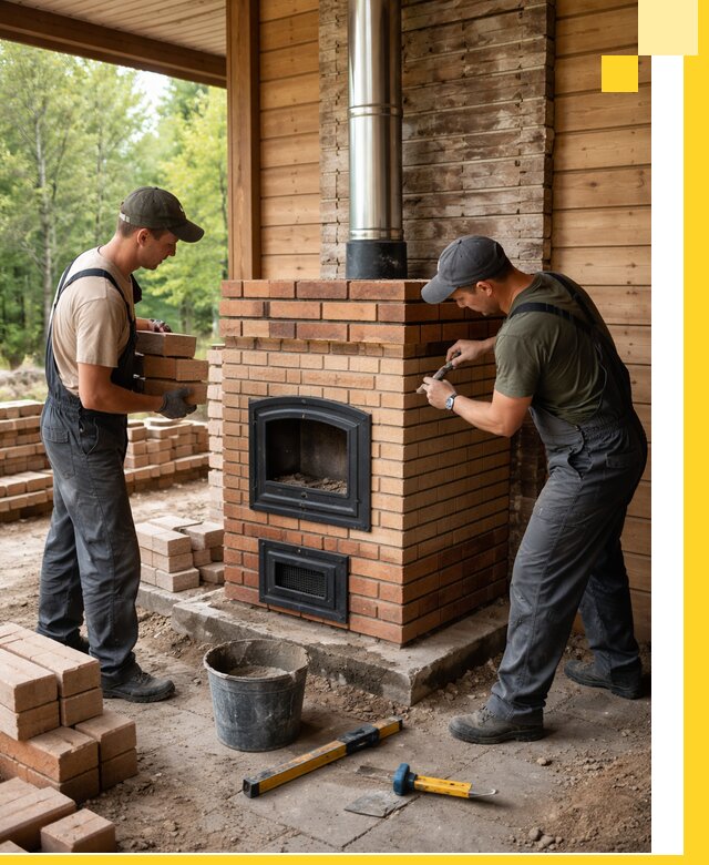 Производство и установка дачных печей под ключ в Пскове
