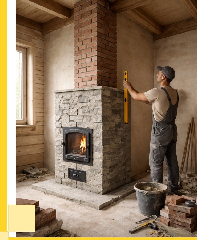 Печи и дымоходы под ключ в Пскове от 45675 р., ЭриданПск