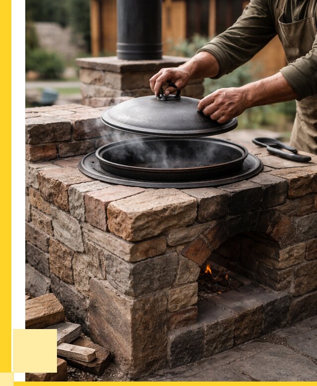 Печи для казана в Пскове по цене от 18270 р. | ЭриданПск