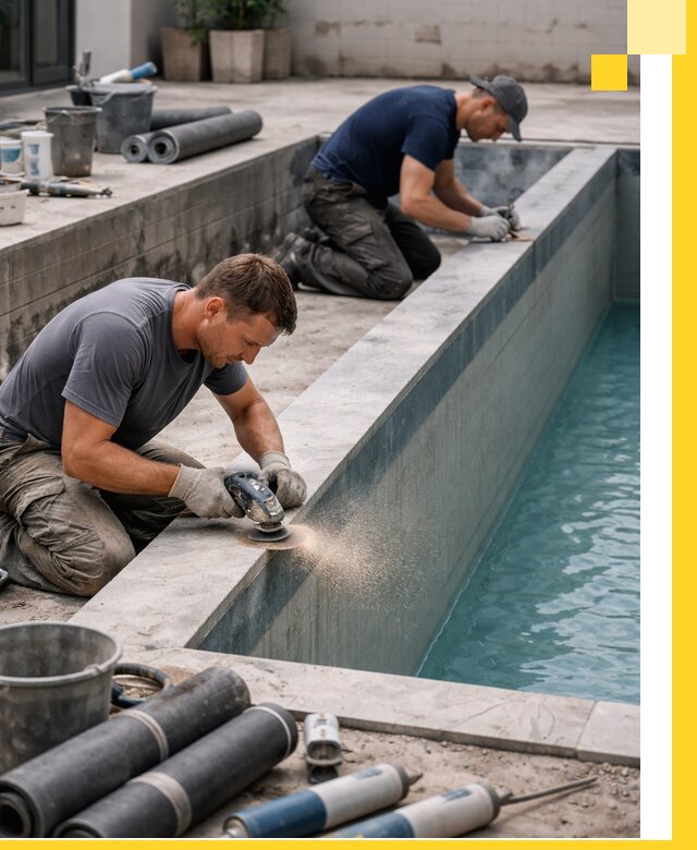 Профессиональный ремонт бассейнов под ключ в Пскове