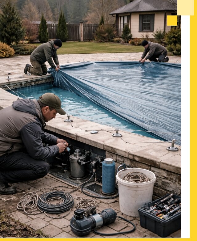 Консервация бассейнов в Пскове: подготовка к длительному хранению