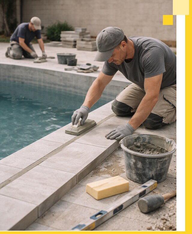 Отделка бассейнов в Пскове: декоративная отделка и гидроизоляция