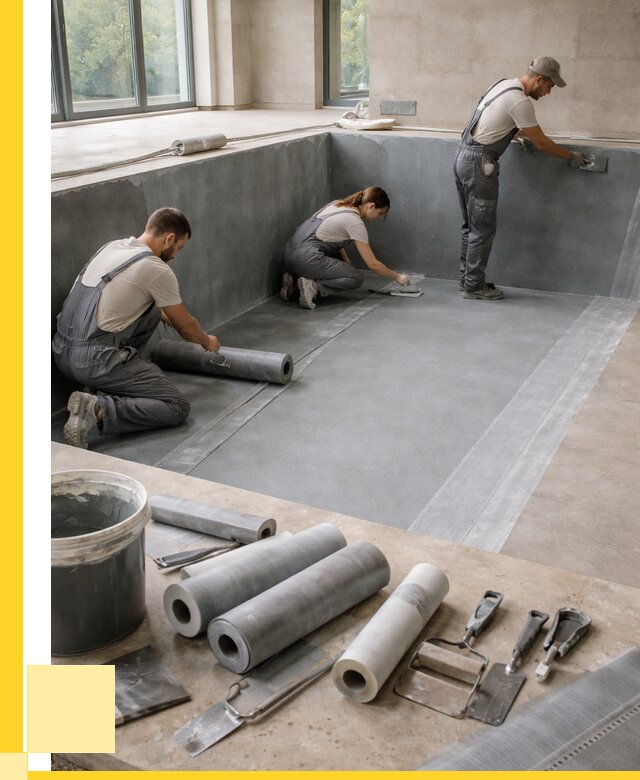 Гидроизоляция бассейнов в Пскове от 2030 р., ЭриданПск