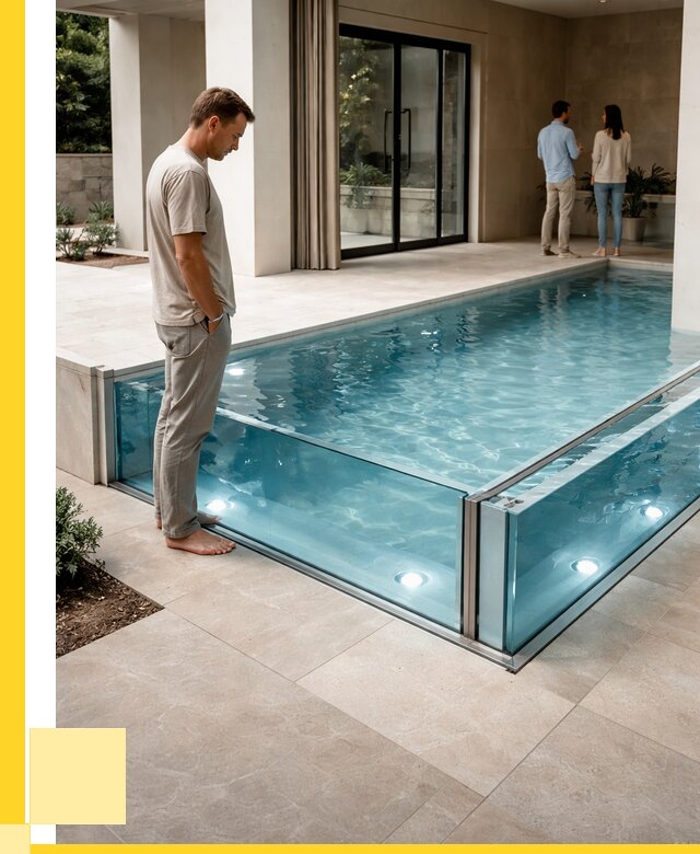 Стеклянные бассейны в Пскове от 1218000 р. | ЭриданПск — мозаика