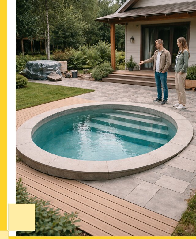 Бассейн на даче под ключ в Пскове от 203000 р., ЭриданПск