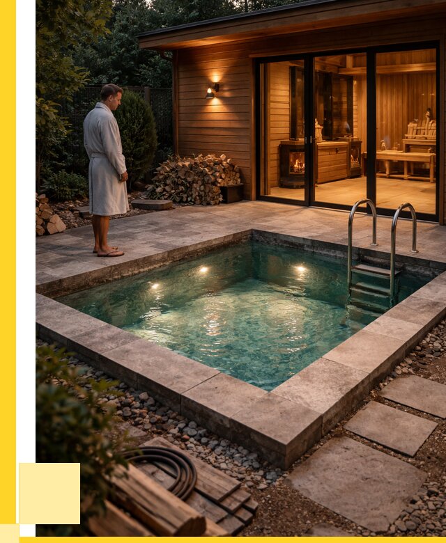 Бани с бассейном под ключ в Пскове от 96425 р. | ЭриданПск