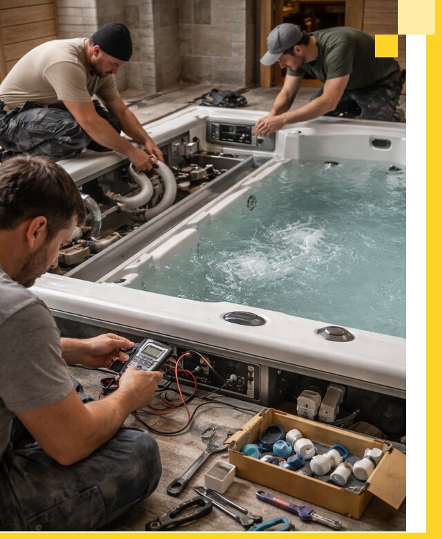 Гидромассажные бассейны под ключ в Пскове, дизайн и монтаж