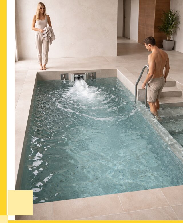 Бассейн с противотоком в Пскове от 253750 р. | ЭриданПск