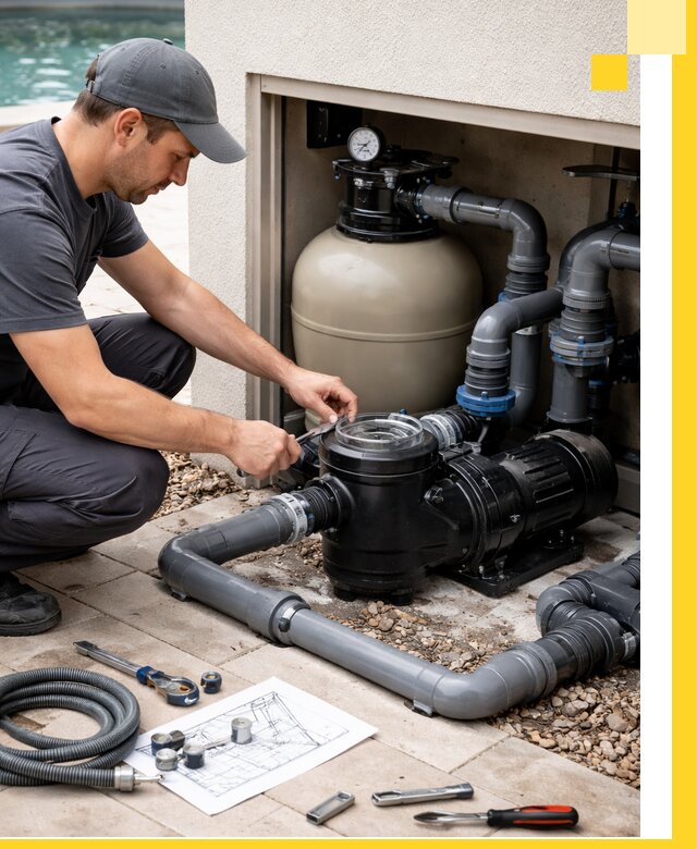 Поставка, монтаж и сервис насосов для бассейнов в Пскове