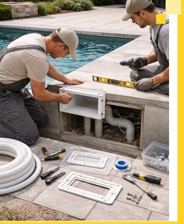 Поставка и установка скиммеров для бассейнов в Пскове