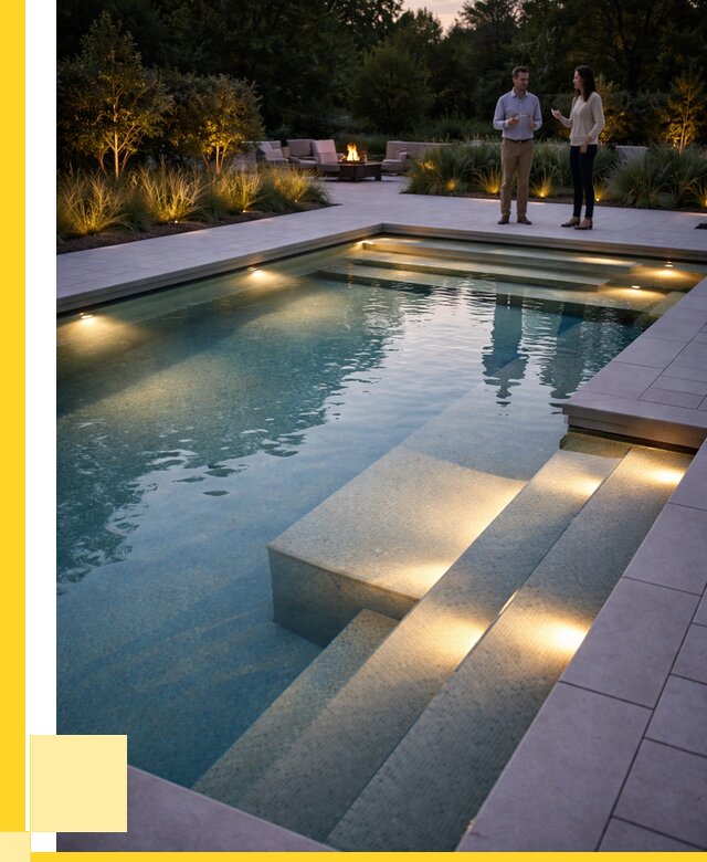 Освещение бассейнов в Пскове под ключ от 25375 р. | ЭриданПск