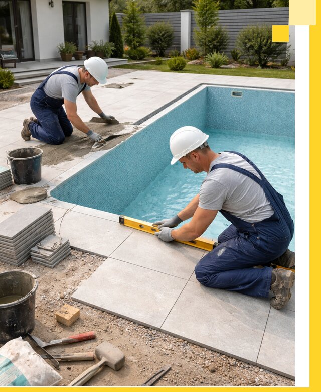 Строительство и монтаж плавательных бассейнов под ключ в Пскове