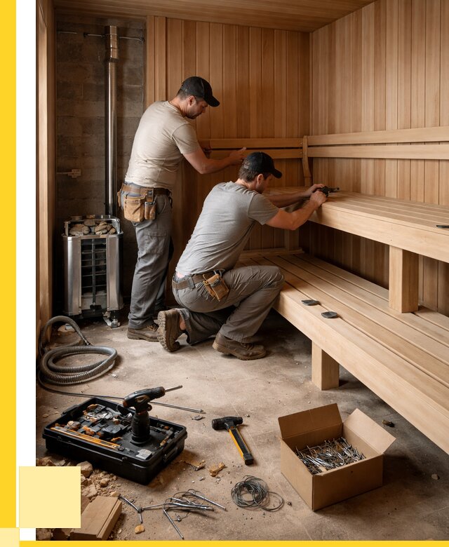 Монтаж саун под ключ в Пскове от 121800 р. | ЭриданПск