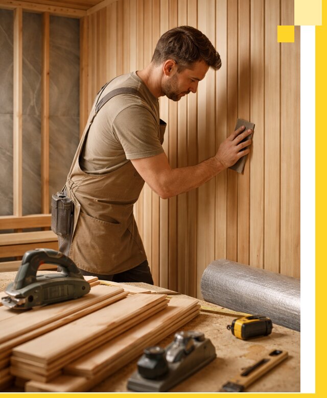 Профессиональная отделка саун и парных под ключ в Пскове