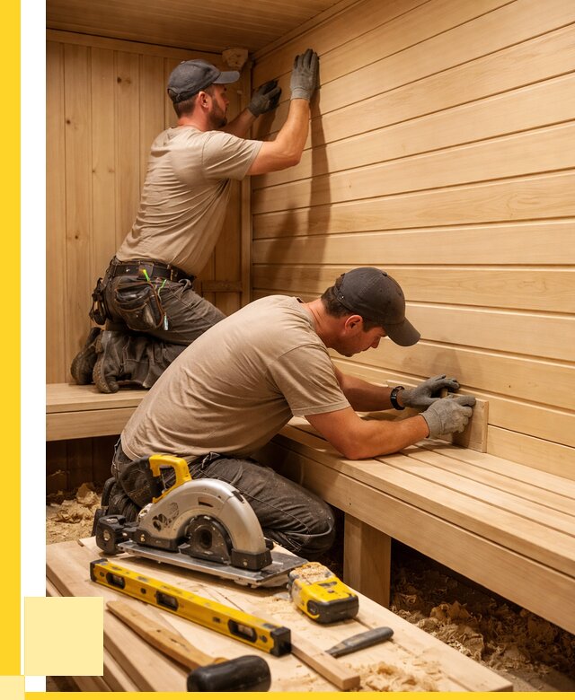 Обшивка саун вагонкой в Пскове от 2538 р. | ЭриданПск