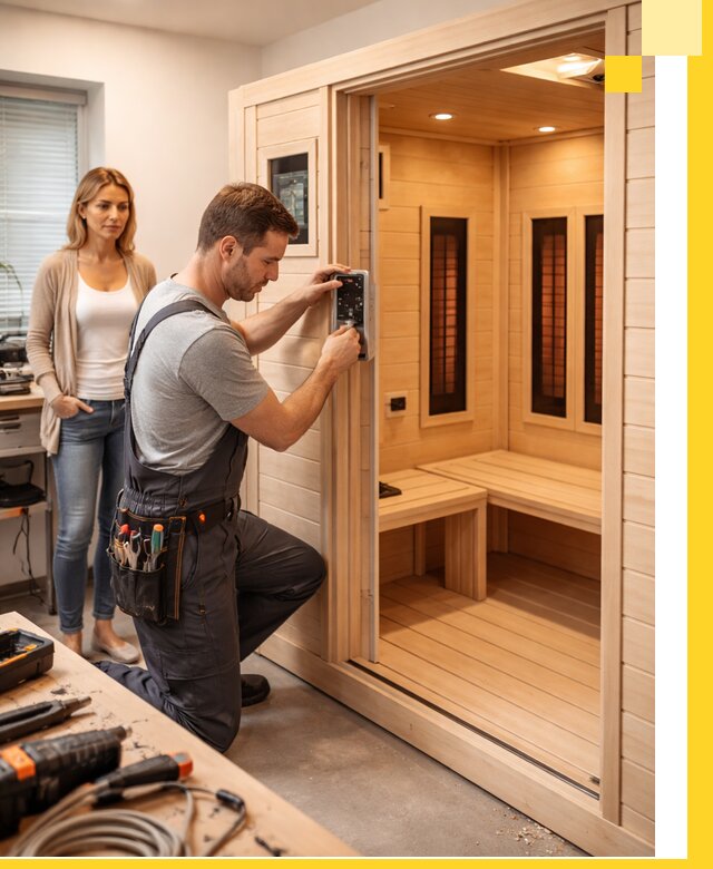 Инфракрасные сауны под ключ в Пскове продажа и установка