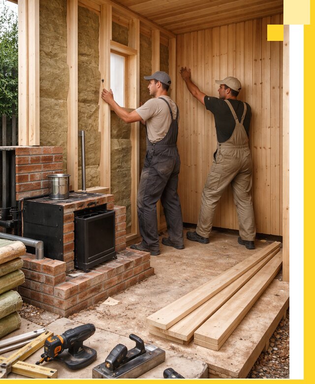 Строительство и установка дачных саун под ключ в Пскове