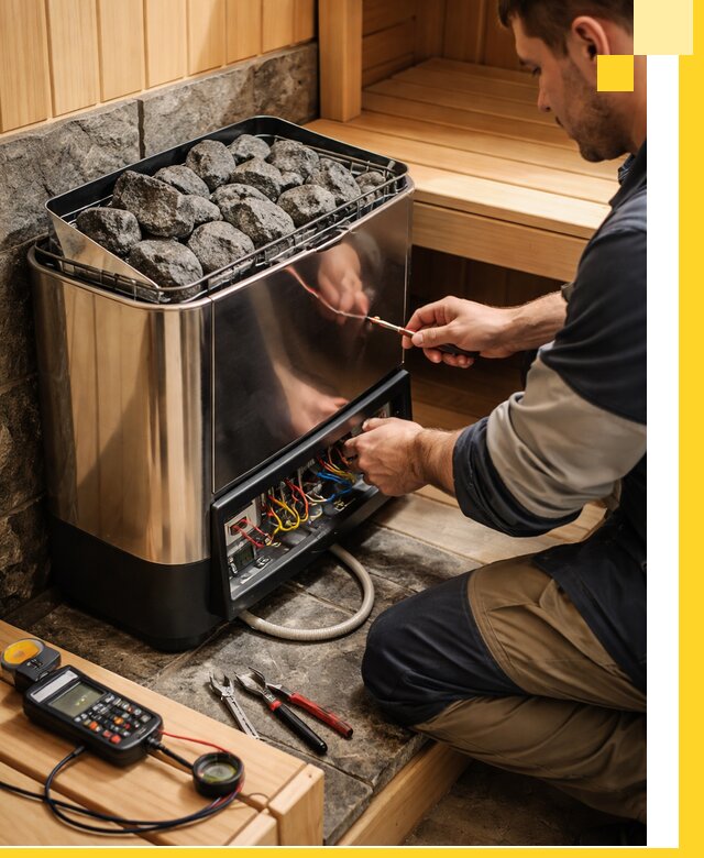 Продажа и установка электрокаменок для саун в Пскове