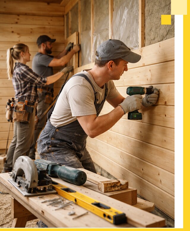 Обшивка бань под ключ в Пскове: отделка стен и потолков