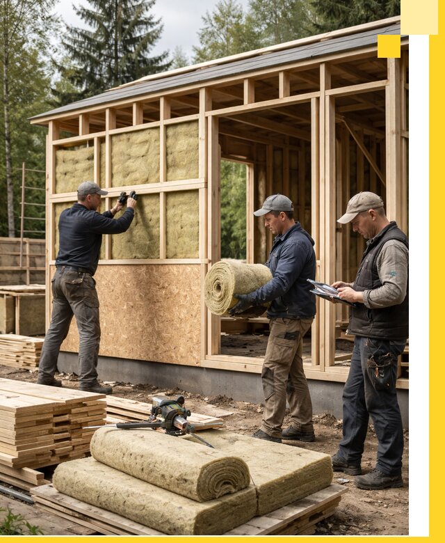 Проектирование и строительство каркасных бань в Пскове под ключ