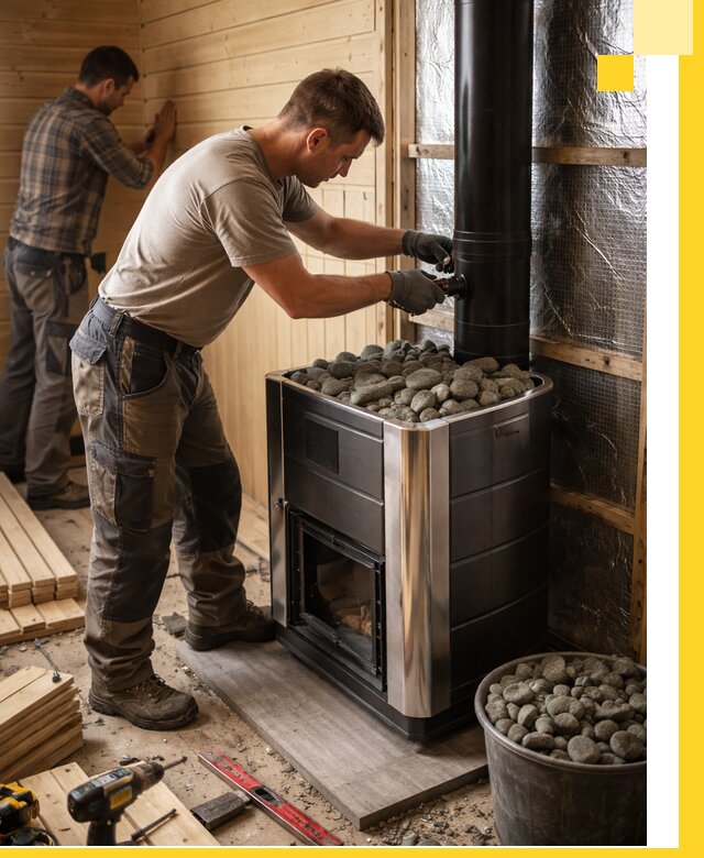 Проектирование и строительство парилок для бани в Пскове под ключ