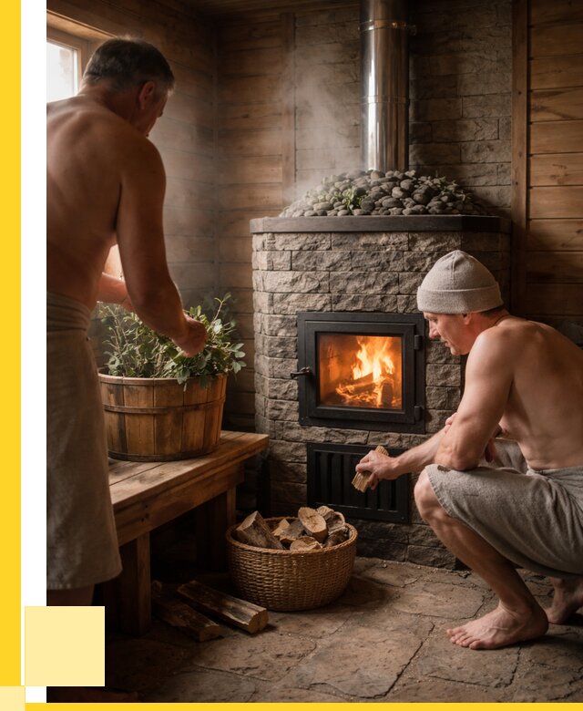 Банные печи под ключ в Пскове от 45675 р. | ЭриданПск кирпичная