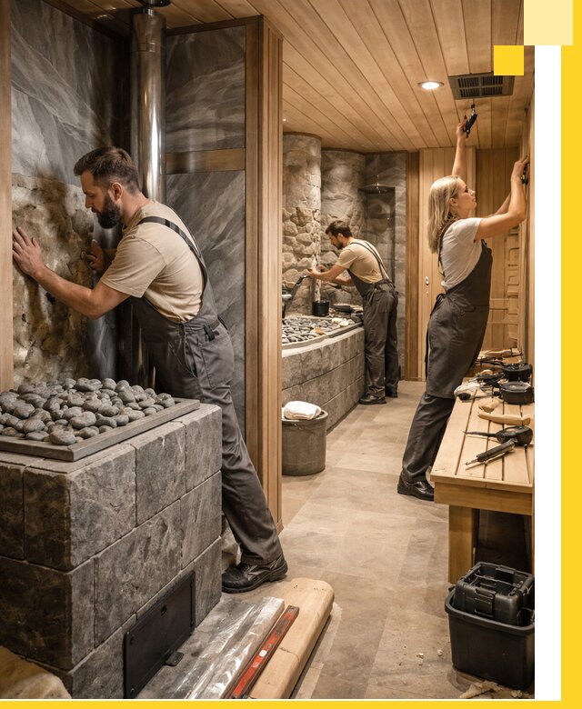 Строительство бань и SPA процедур в Пскове под ключ и отделкой