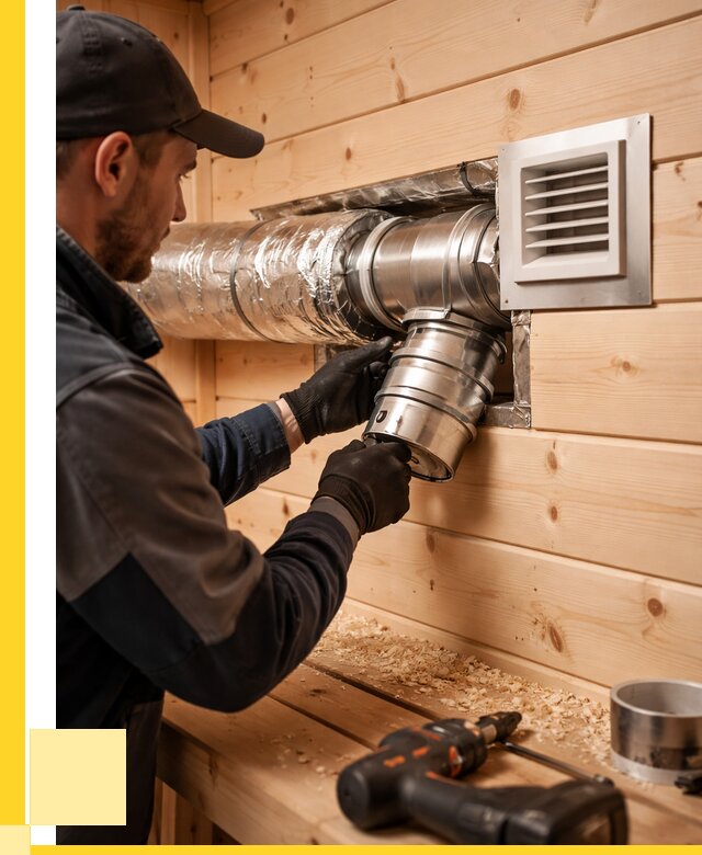 Монтаж вентиляции бани в Пскове от 12180 р. | ЭриданПск