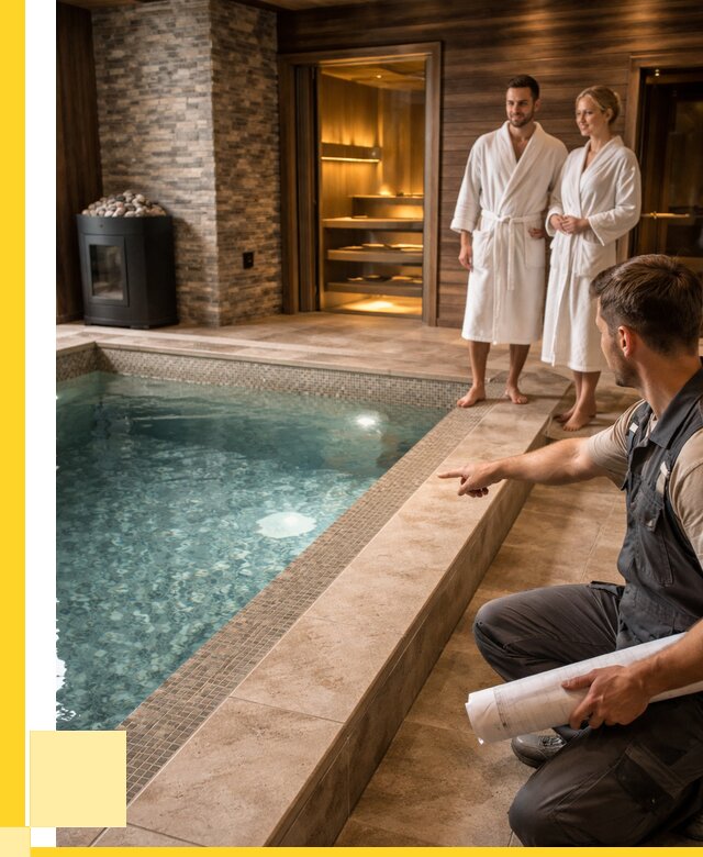 Проект бани с бассейном под ключ в Пскове от 65975 р. | ЭриданПск