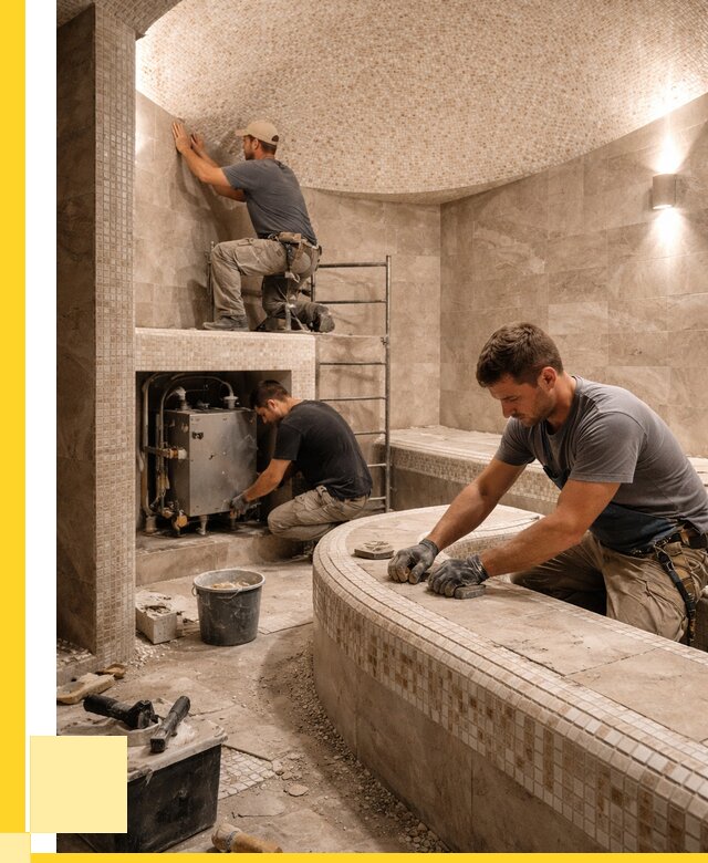 Монтаж хамамов под ключ в Пскове от 253750 р. ЭриданПск