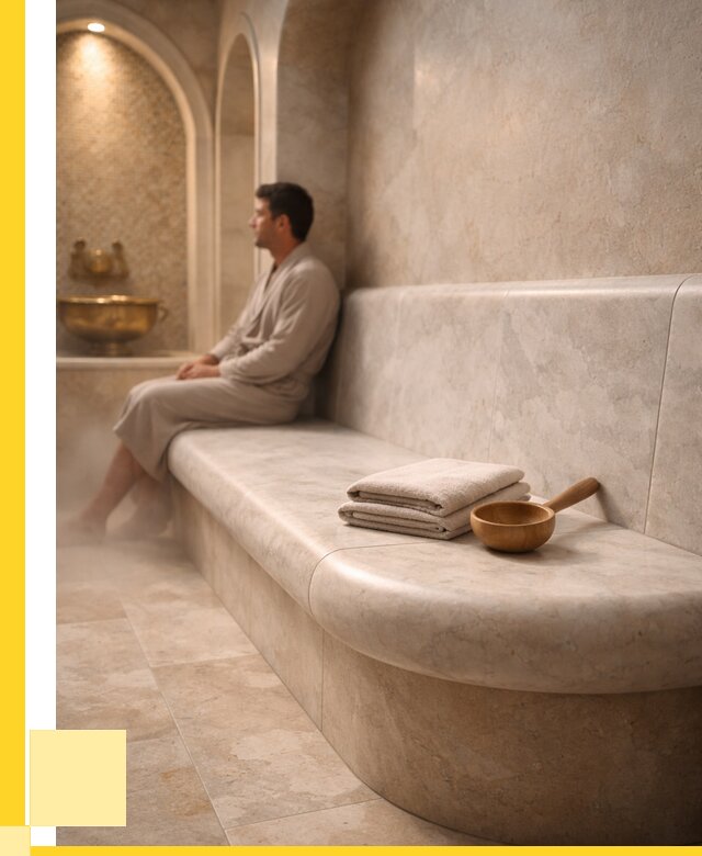 Сиденья для хамама в Пскове под ключ от 12180 р. | ЭриданПск