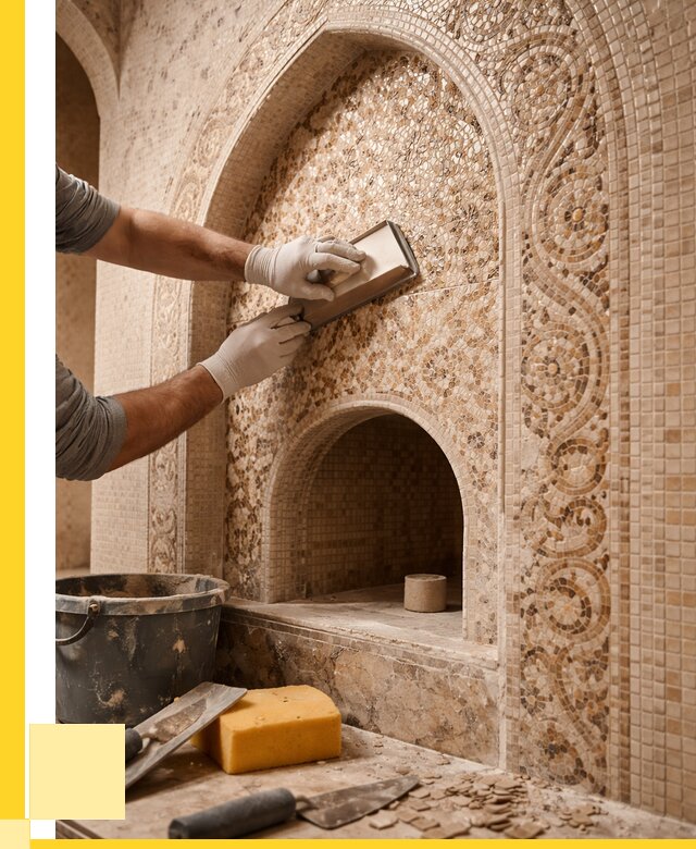 Мозаика для хамама в Пскове под ключ от 5075 р. | ЭриданПск