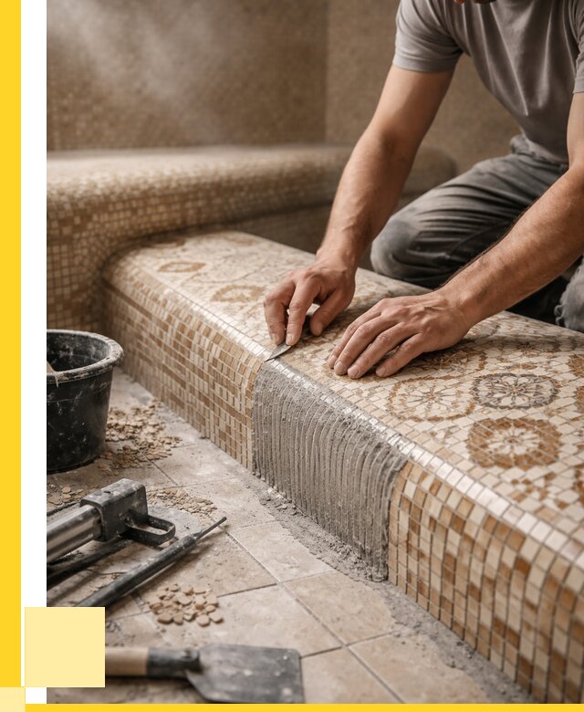 Плитка для хамама под ключ в Пскове от 3553 р. | ЭриданПск