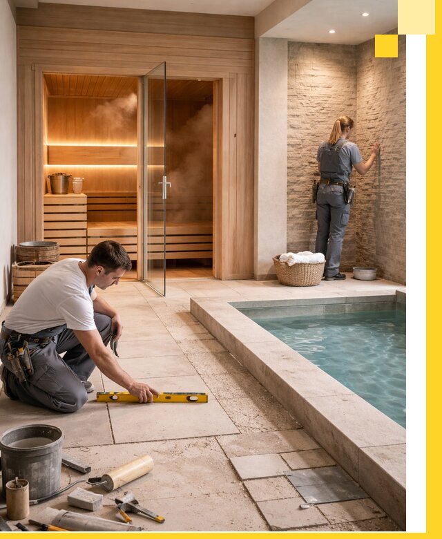 Комплексный дизайн и отделка интерьеров SPA под ключ в Пскове